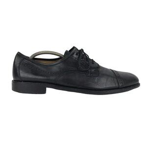 Gallus Mens Wellness‎ First Class Black Lace Up Almond Toe Oxford Shoes Sz US 12